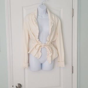 Fossil cream colored jacket NWOT